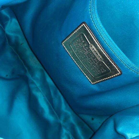 Coach Poppy Pop C Spotlight Tote Shoulder Bag Gold Multi Colored Bright - Picture 11 of 16